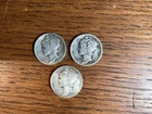 1939, 1939-D And 1939-S Mercury Silver Dimes