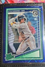 2025 Panini D- Optic Rated Prospects Kyle DeBarge #188 Blue Velocity Prizm (RC)