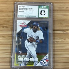 Vladimir Guerrero Jr. 2019 Topps National Baseball Card Day RC CSG 8.5 Graded