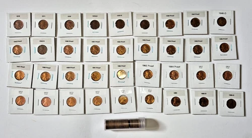 LINCOLN CENT COLLECTION Lot of 85 Several Proofs, Various Dates