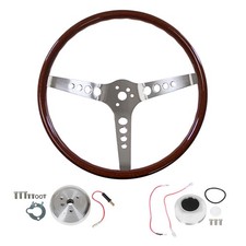Walnut Woodgrain 4-hole Steering Wheel Kit Camaro 1967