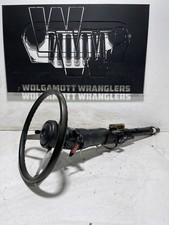 87-95 Jeep Yj Wrangler Manual Steering Column W Tilt Key Steering Wheel