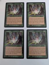 Mercadian Masques  MTG  Playset  Land Grant  Magic