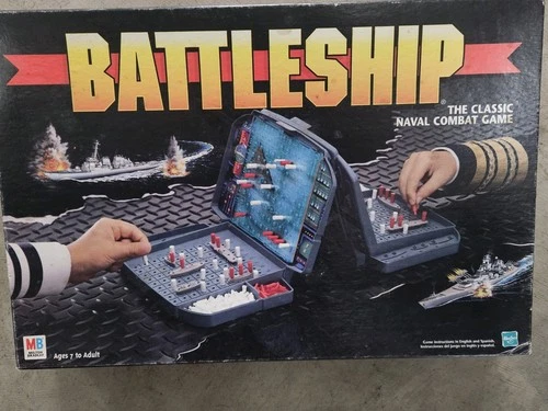 Complete VINTAGE 1998 Milton Bradley Battleship Classic Naval Combat Game