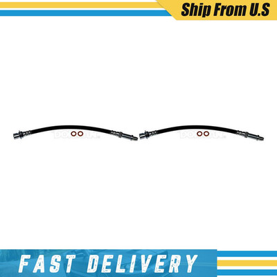 2 Dorman Front Pair Brake Line Hose for Chevrolet C10 Pickup 1960-1966 _XJ