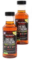 2 Pack Hot Shot's Diesel Extreme Fuel Additive 16oz Powerstroke Cummins Duramax