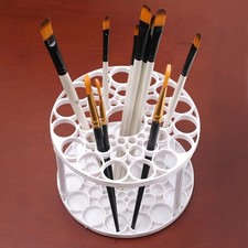 Rotating Makeup Brush Storage Rack Desktop Organizer Cosmetic Holder Box