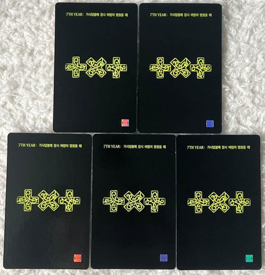 TXT 7TH YEAR weverse Lucky Draw Official PHOTO CARD TOMORROW X