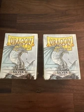 Dragon Shield Sleeves: Standard Matte - Silver 100CT
