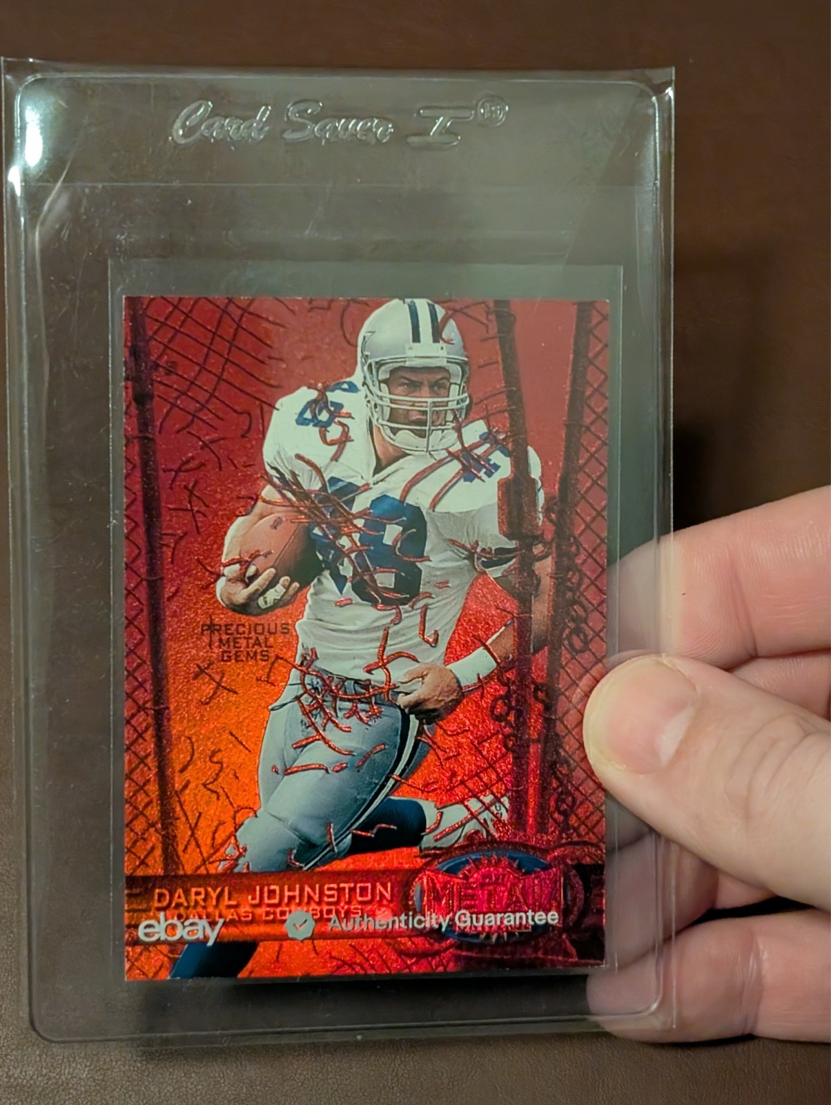 1997 Skybox Metal Universe - Daryl Johnston #137 Precious Metal Gems Red /150