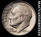1964-D Silver Roosevelt Dime - Choice Gem Brilliant Unc  Lustrous  #K1738