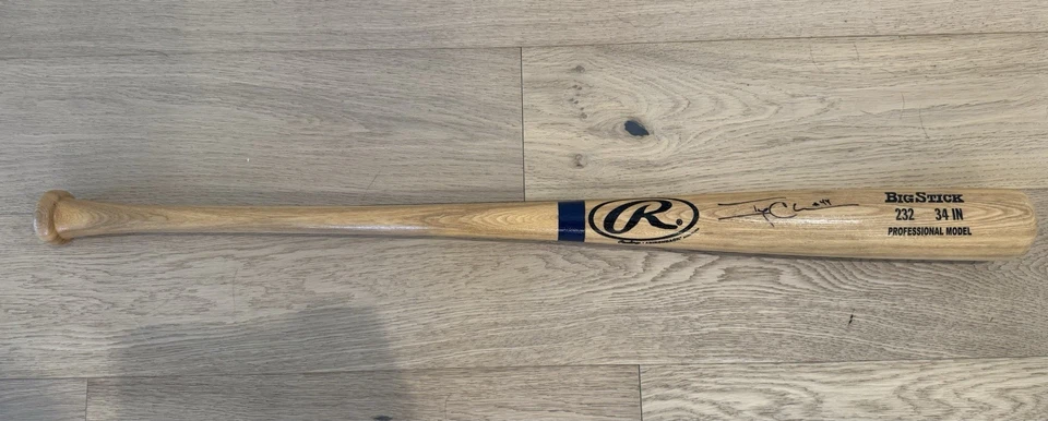 Murciélago Big Stick #44 34 firmado por Tony Clark modelo profesional raro automático Foto 2 de 4