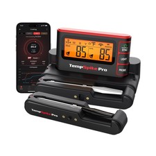TempSpike Wireless Meat Thermometer Digital with App, WiFi  Bluetooth BBQ Gr...
