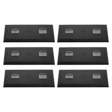 6 Pcs Mini Motorcycle Model Holders Plastic Stand Display Bracket