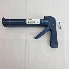 Heavy-Duty Manual Caulking Gun 10oz Capacity In Blue Steel For Home & Profession