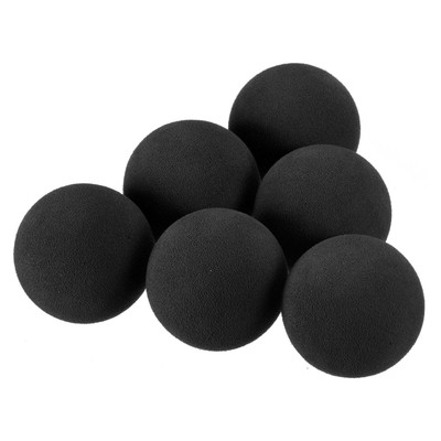10pcs Golf Foam Balls EVA Sponge 42mm Exercise Flight Swing Practice Black