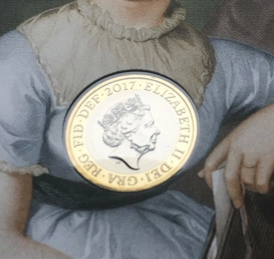2017 JANE AUSTEN 2 TWO POUND COIN BRILLIANT UNCIRCULATED BU BUNC - Image 2 of 4