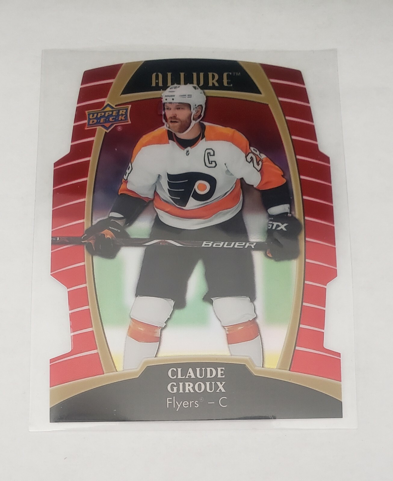 2019-20 Upper Deck Hockey Allure Red Rainbow Claude Giroux #17