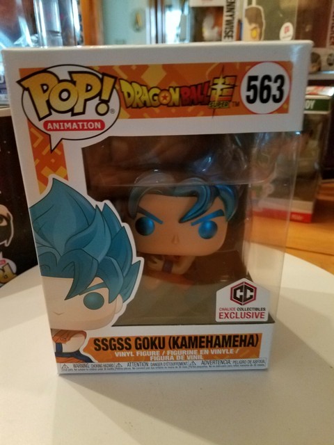 FUNKO POP! SSGSS Goku (Kamehameha) #563 MIB W/SOFT PROTECTOR CHALICE | eBay