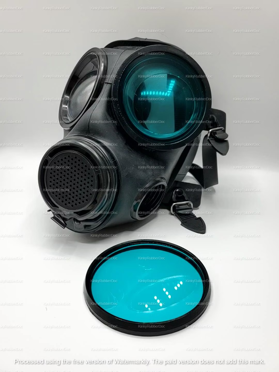 Handcrafted Lens Covers S10 FM12 MF20 GP5 Gas Mask Rubber