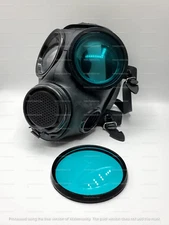 Handcrafted  Lens Covers S10 FM12 MF20 GP5 Gas Mask Rubber  Blindfold Glass Eyes