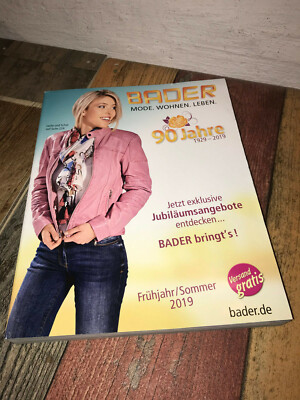 Bader Versandhauskatalog Frühjahr / Sommer 2019 Katalog Mode Wohnen Leben