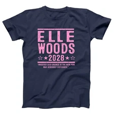 Elle Woods 2028 Election - funny lawyer comedy movie  Xs-5x Unisex Soft Tshirt