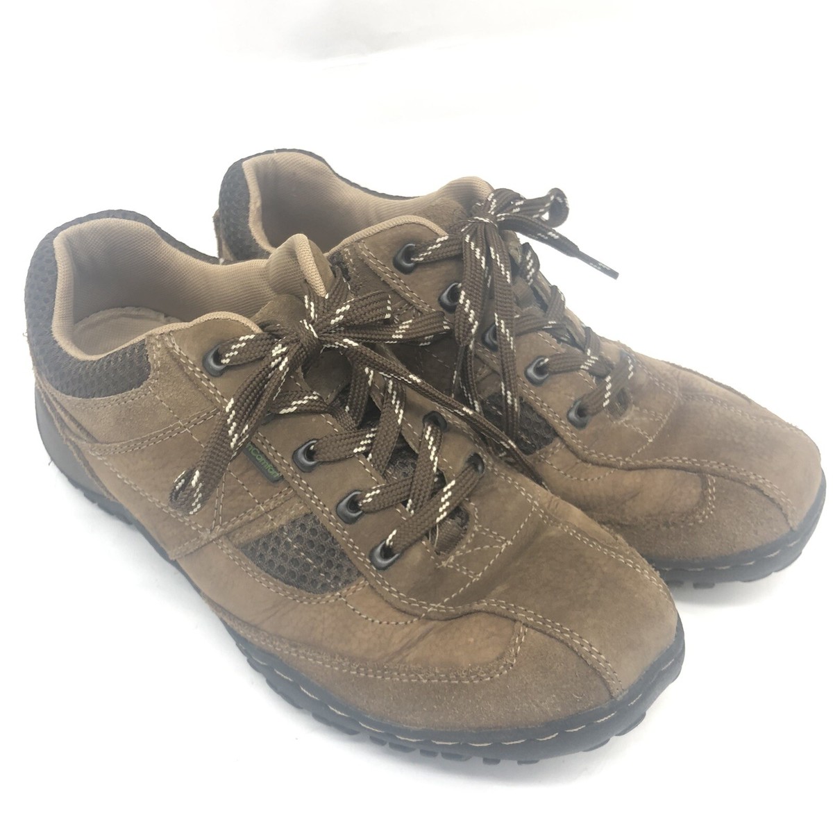 Mens 8.5 Nunn Bush Parkside Beige Bicycle Toe Hiking Shoes  display picture 1