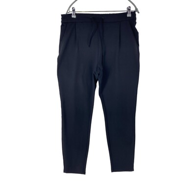 VERO MODA Noir Extensible Coupe Ample Pantalon Survêtement Taille