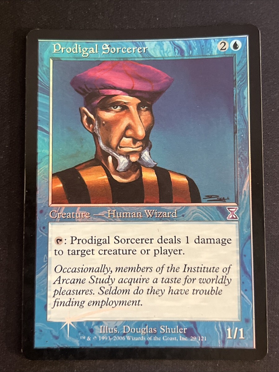 1x Foil Prodigal Sorcerer (29) Time Spiral Timeshifted MP MTG