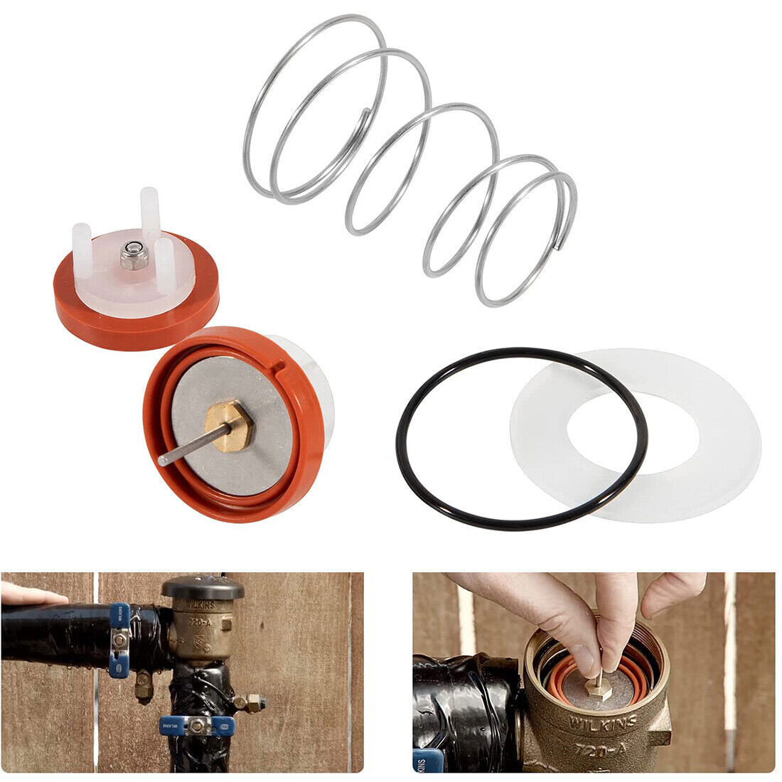 Kit Riparazione Interruttore A Pressione Per Zurn Wilkins Modello 720A PVB - 1/2 3/4 1 Pollice