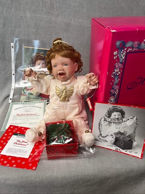 Ashton Drake 1992   My First Christmas   Porcelain Doll 