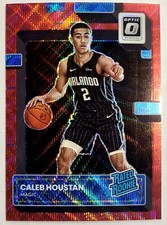 2022-23 Optic Asia Tmall Caleb Houstan Red Wave Prizm RC #229 Rated Rookie 🔴✨️