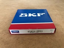 SKF 61814 2RS1 SEALED DEEP GROOVE BALL BEARING