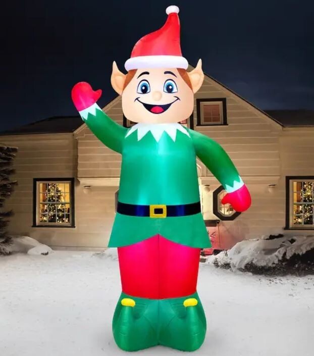 Ibasenice Décoration De Fête De Noël Décoration De Bureau 2 Pièces