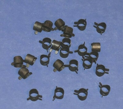 Auveco 25 Schwarz Phosphat 3/8'' Feder-Schnellspann Schlauchklemmen