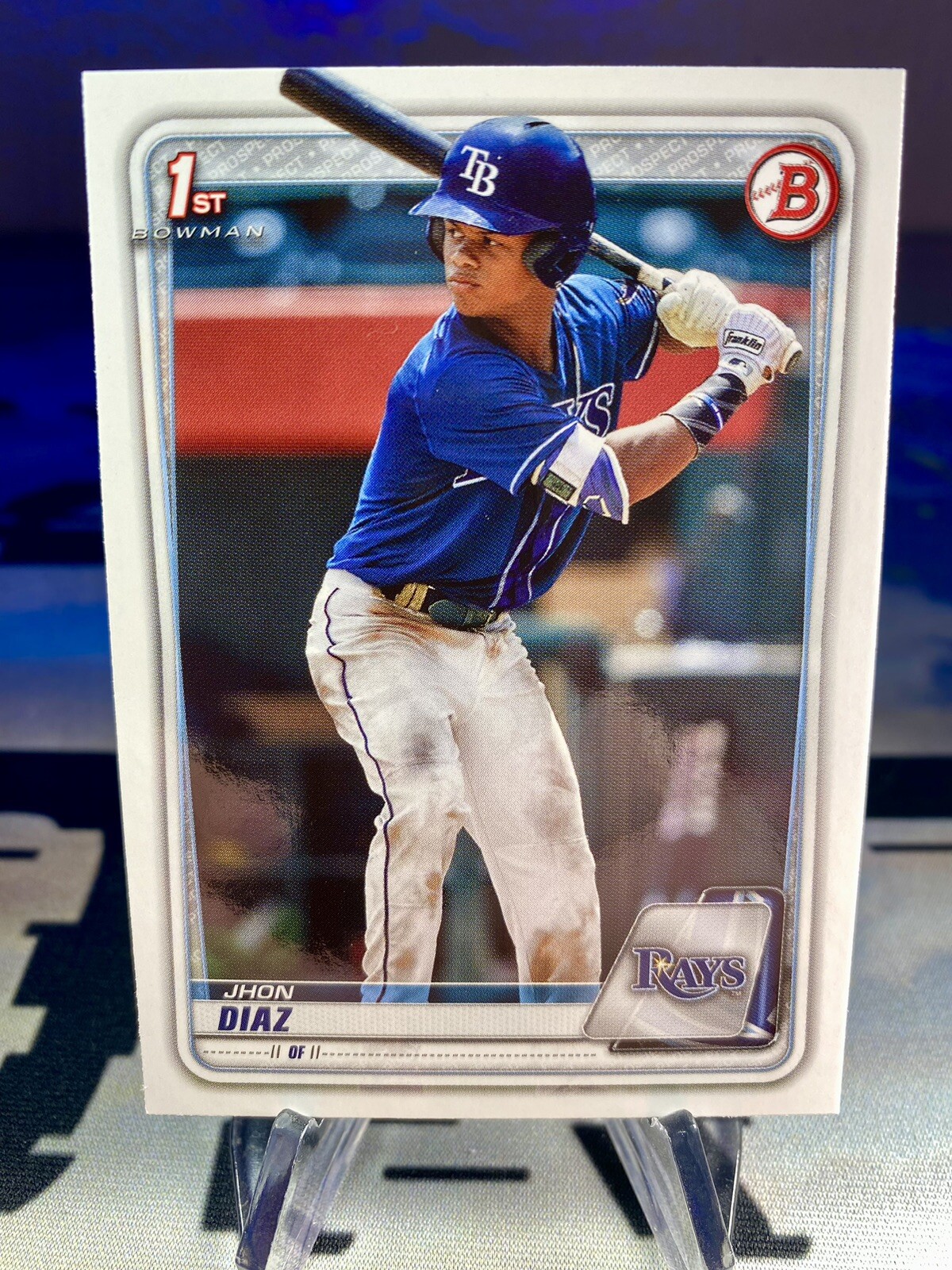 2020 Jhon Diaz Bowman Baseball Paper 1st Bowman #BP-30 Tampa Bay Rays