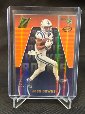 2023 Panini Zenith Josh Downs Rookie Gold Artist Proof  #2/10 RC Colts SSP