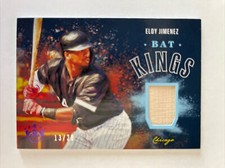 2020 Diamond Kings Eloy Jimenez Bat Kings Relic /20 #BK-EJ FOTL Purple White Sox