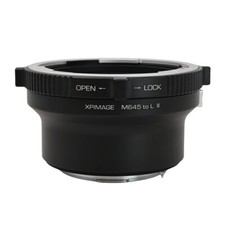 XPIMAGE Locking Adapter for Mamiya645 Mount Lens to Leica L Camera