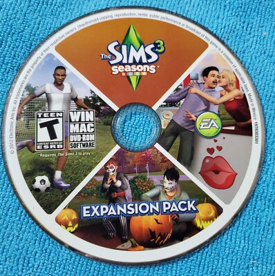 MM3 The Sims 3 Seasons Expansion Pack PC DVD-ROM Windows disk only ...