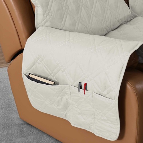 2/3 Seat Recliner Cover Couch Loveseat Slipcover Pet Dog Mat Protector - Picture 59 of 108