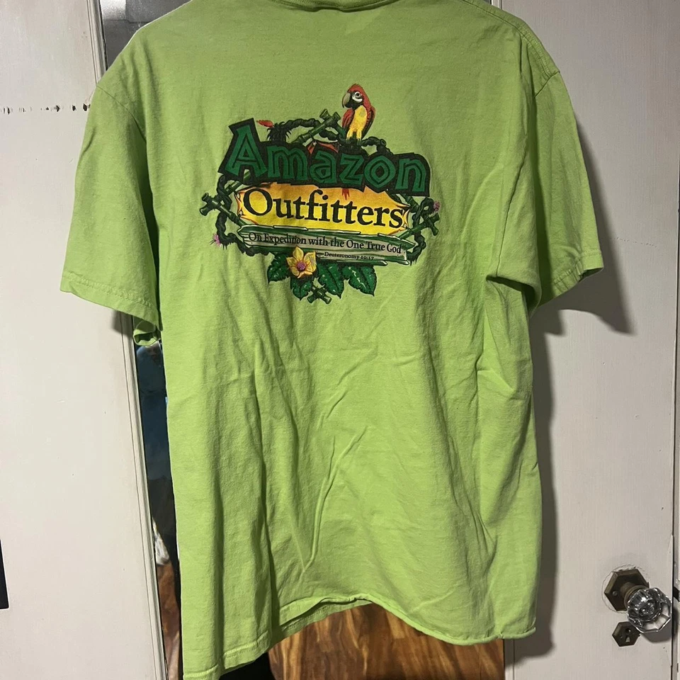 Green Amazon Outfitters Jesus tee - Image 2 of 3