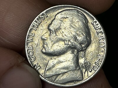 1980 Jefferson P Nickel DDO ERROR Fat Letters All Around! | eBay