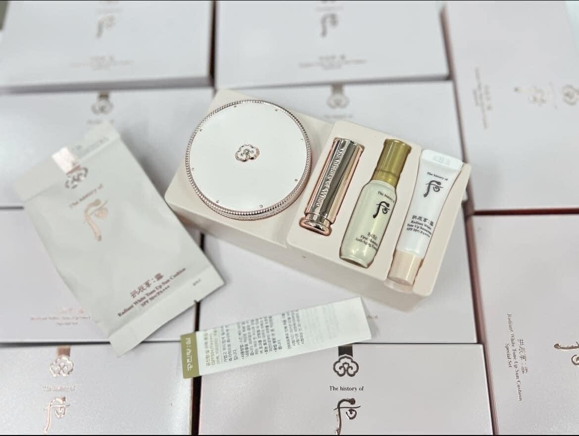 The history of Whoo Seol Radiant White Tone Up Sun Cushion SPF50+