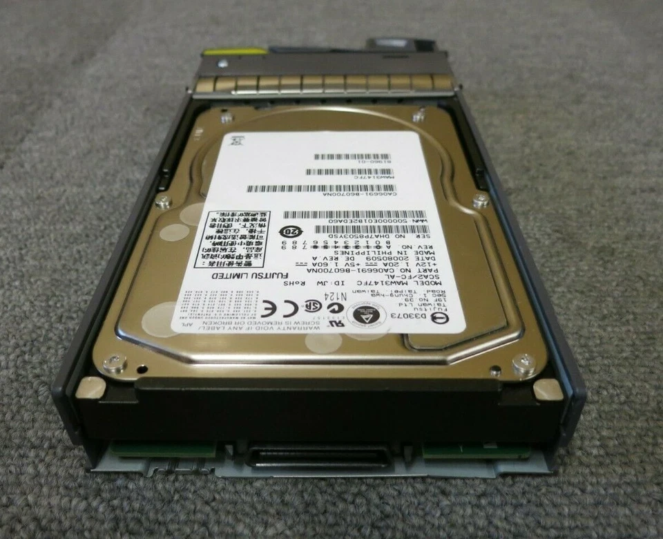 Fujitsu MAW3147FC CA06691-B60700NA 147GB 10000RPM 8MB 3.5" FC Internal HDD - Image 3 of 4