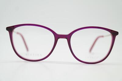 Inface Nifties IF9375 Violet Gold Oval Eyeglasses Frame New