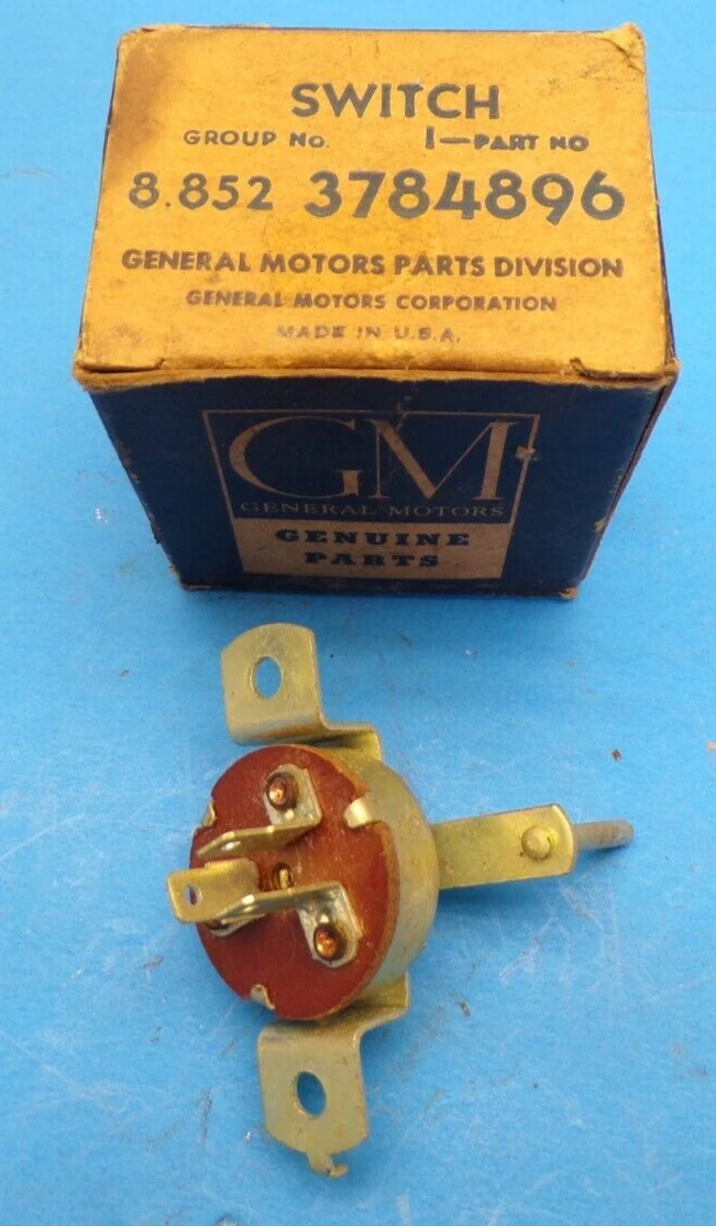 1960 60 1961 61 Chevrolet CORVAIR Gas Heater Switch GM 3784896 NOS | eBay