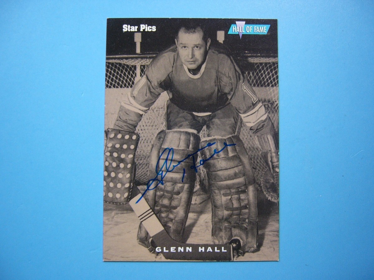 1991 1991/92 STAR PICS NHL HOCKEY CARD #52 GLENN HALL EX/NM NM