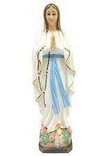 24 inch Our Lady of Lourdes Virgin Mary Catholic Statue Vittoria Made in Italy